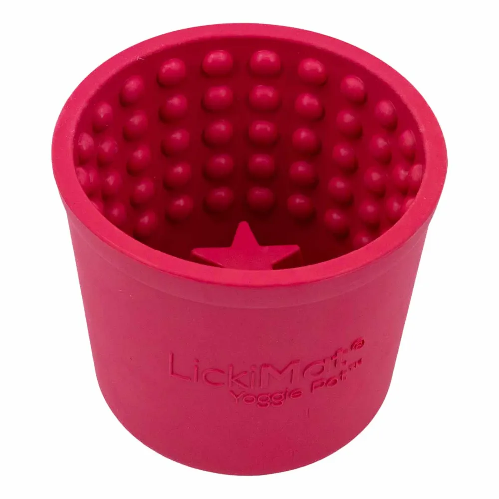 Kopi Lickimat Yoggie Pot Rosa Hundeskål