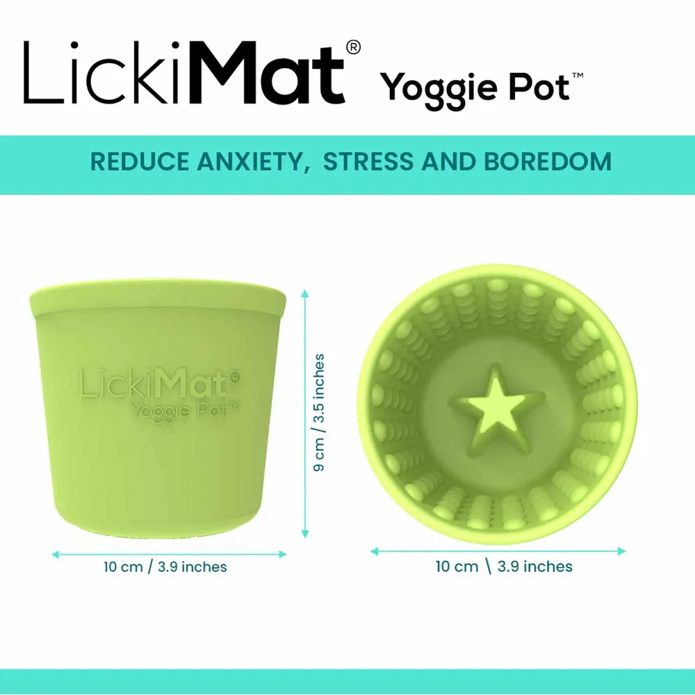 Kopi Lickimat Yoggie Pot Rosa Hundeskål