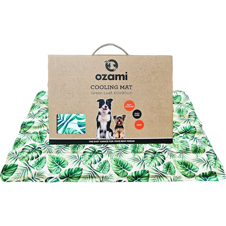 Ozami Cooling Mat Green Leaf