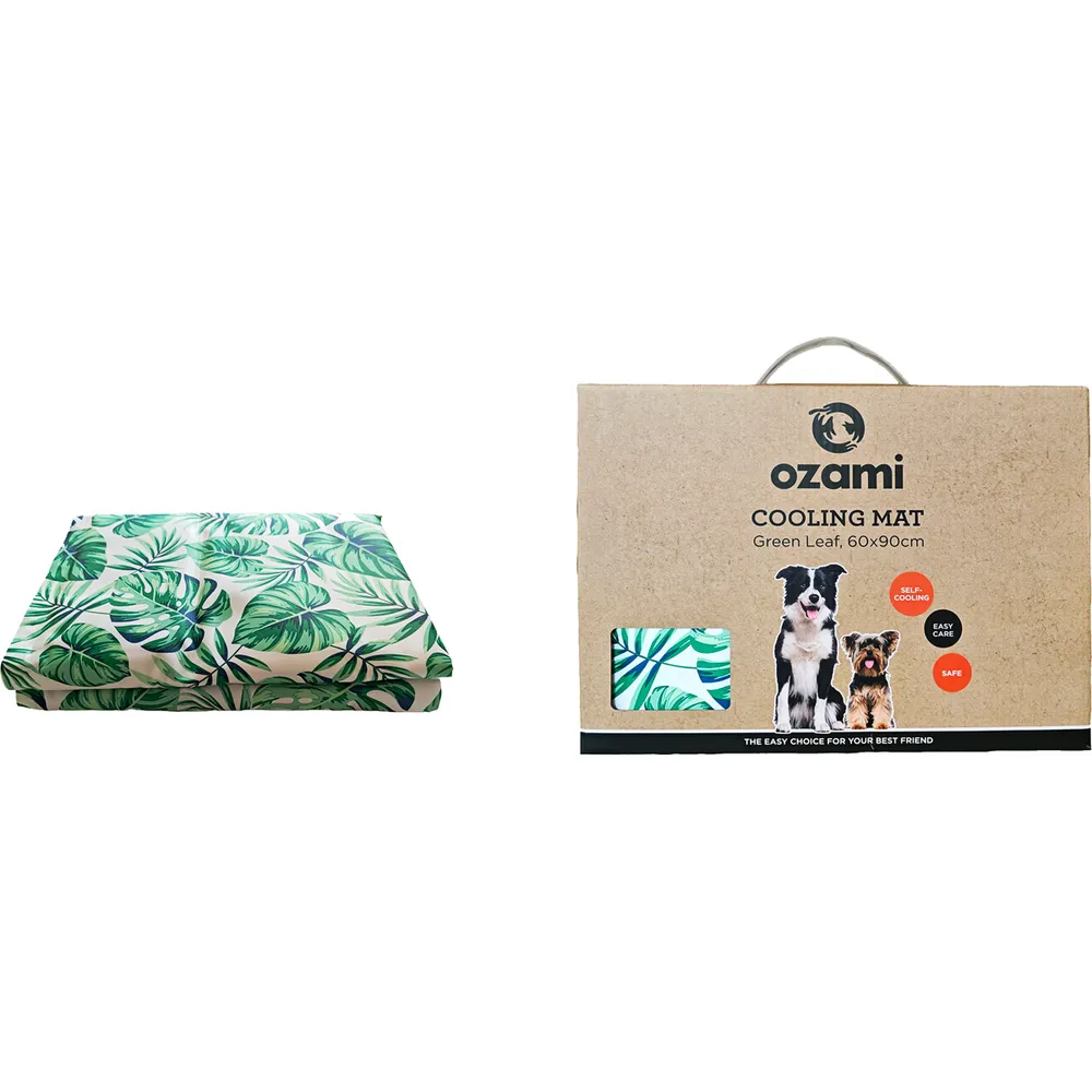 Ozami Cooling Mat Green Leaf