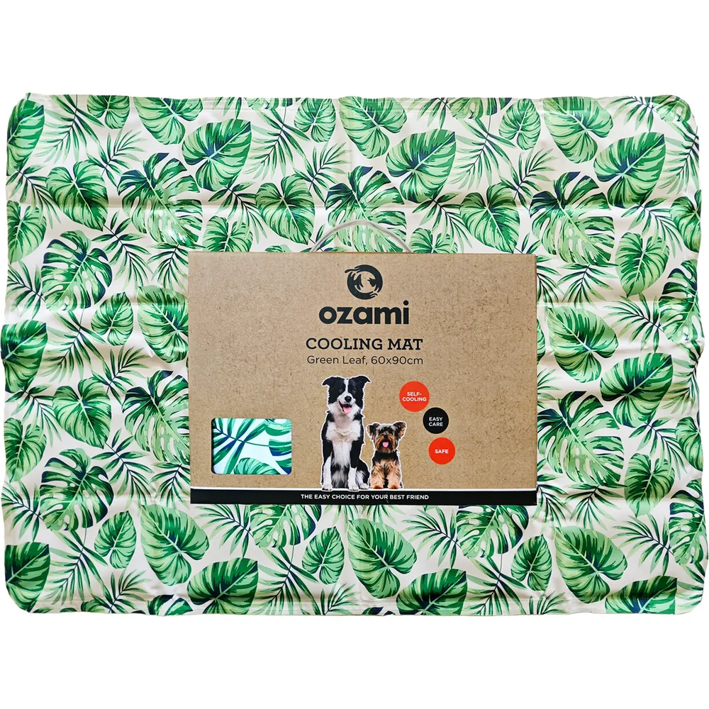 Ozami Cooling Mat Green Leaf