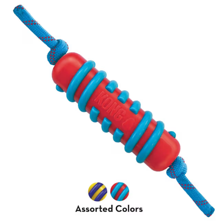 KONG Jaxx Brights Stick W/Rope Assorted