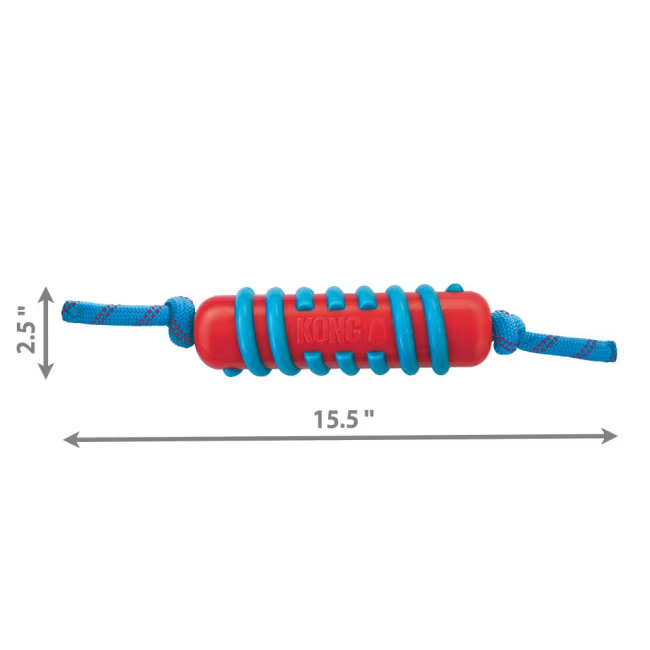 KONG Jaxx Brights Stick W/Rope Assorted