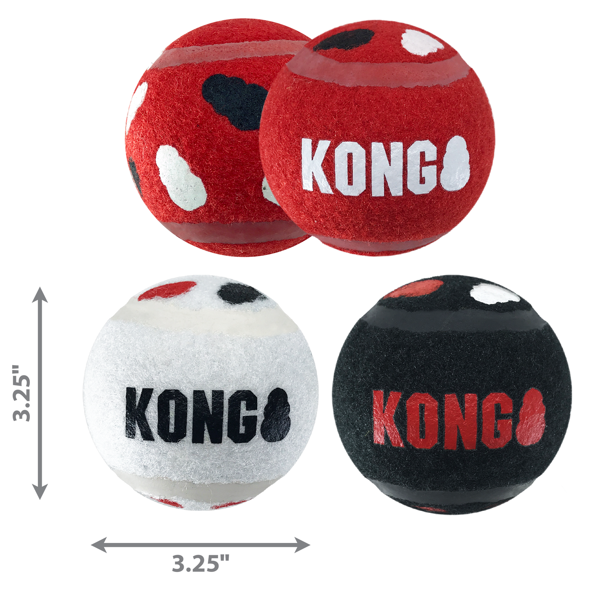 KONG Signature Sports Balls 2pk L