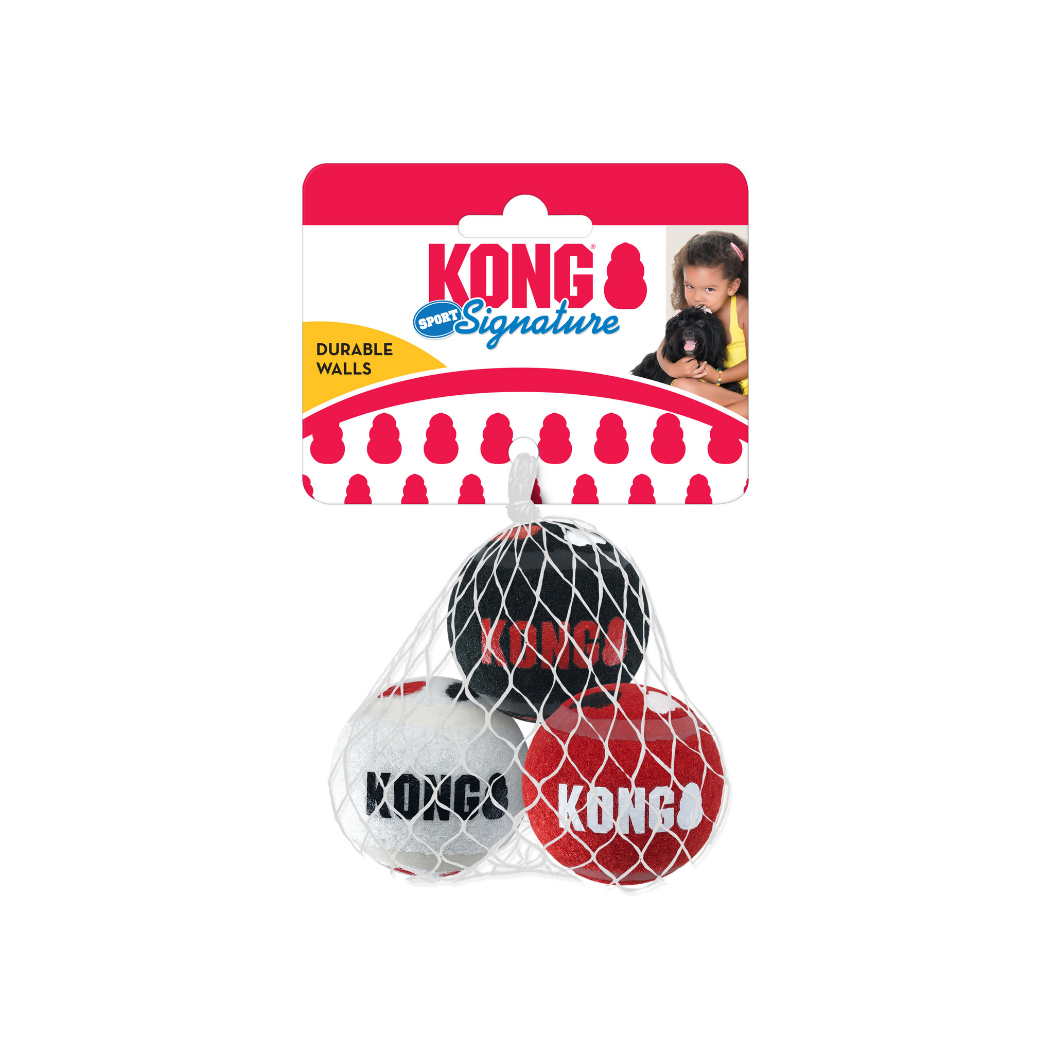 KONG Signature Sports Balls 3pk S