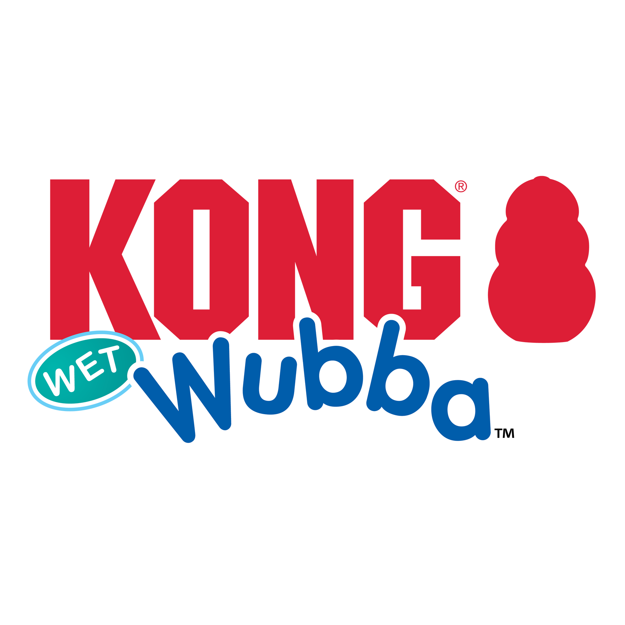 KONG Wubba Wet L Flyter Assorterte farger
