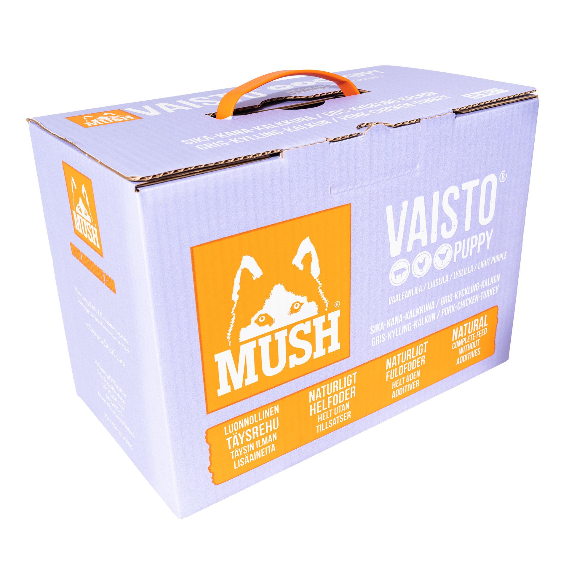 MUSH Vaisto Gris-Kalkun-Kylling (Lyslilla)