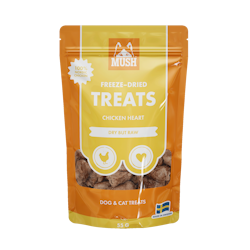 MUSH Treats Frysetørket Kyllinghjerte 50g