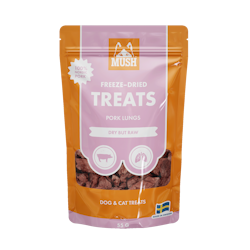 MUSH Treats Frysetørket Svinelunge 45g