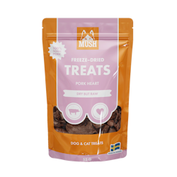 MUSH Treats Frysetørket Svinehjerte 50g