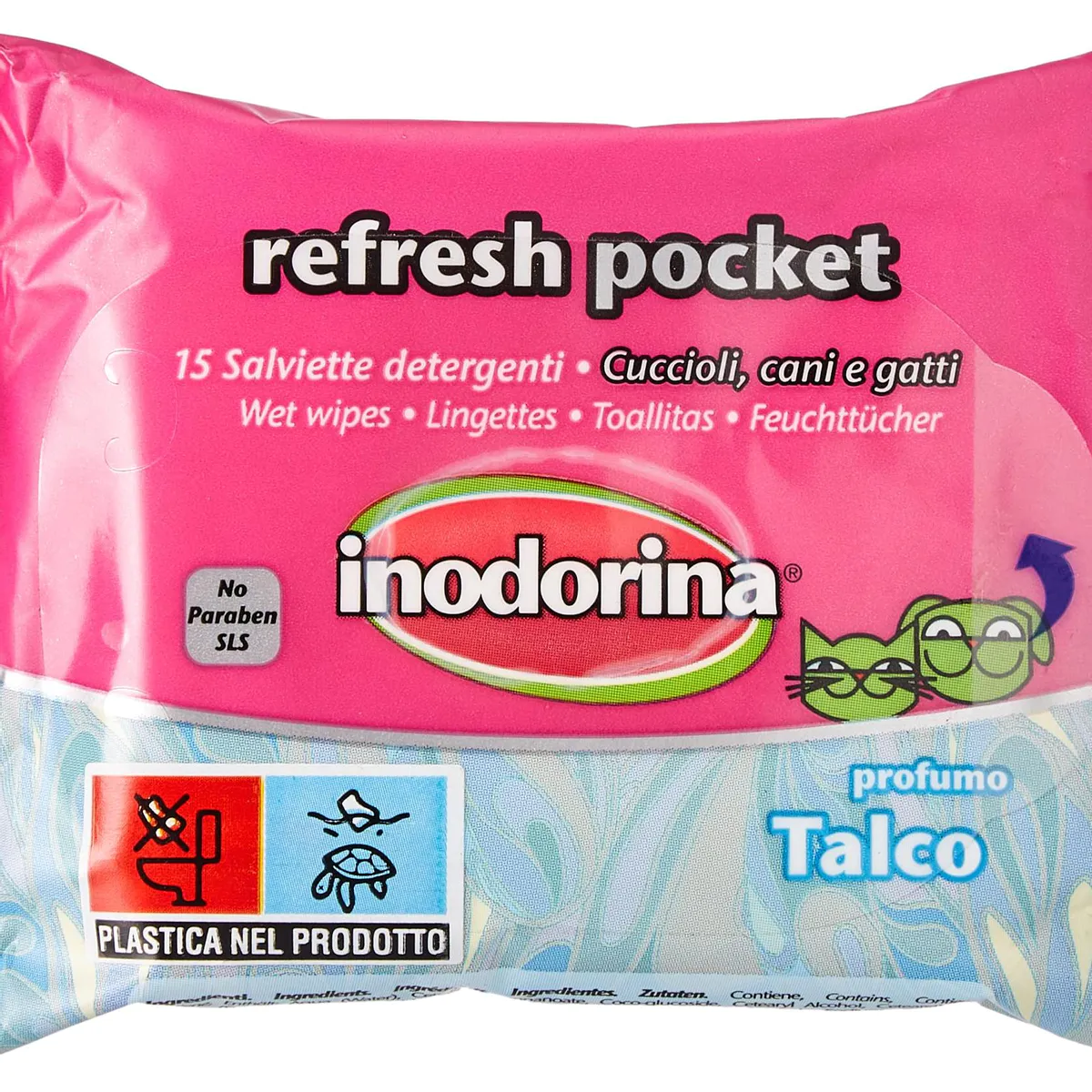 Refresh Talcum Våtservietter 40 pc/110 pc, Inodorina