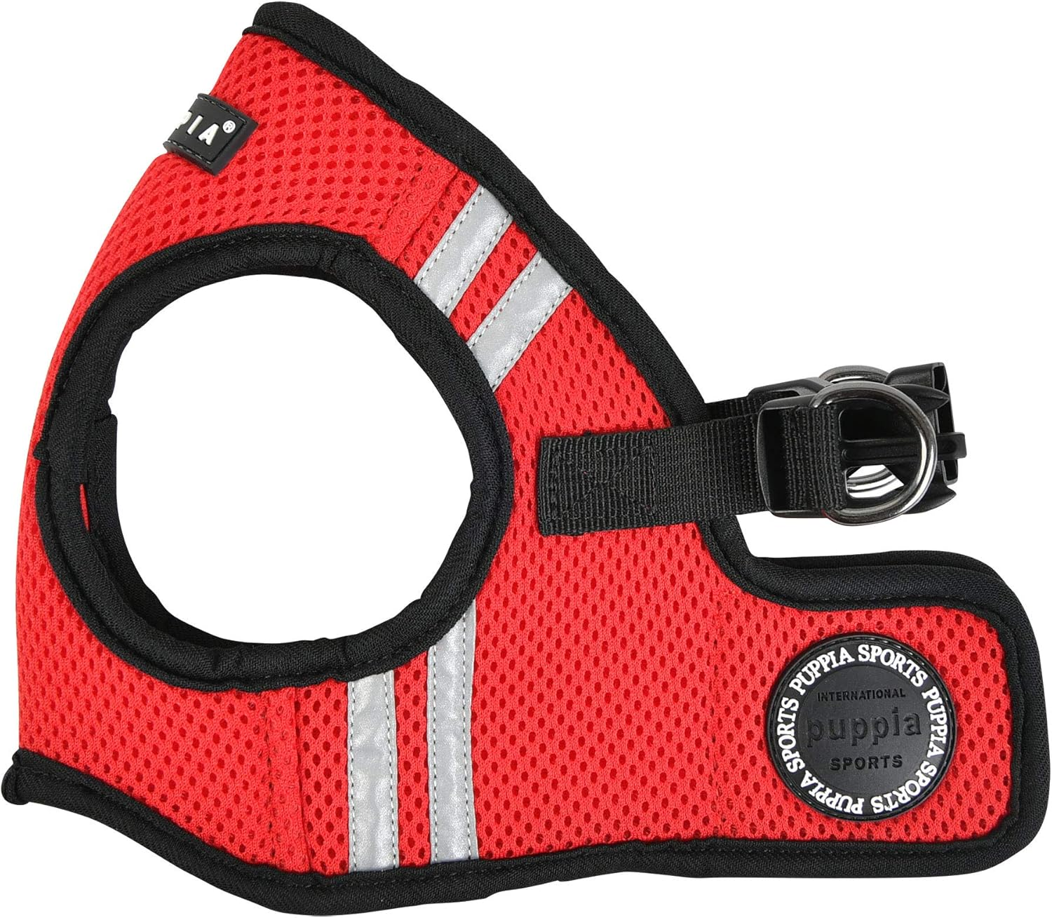 Puppia Soft Harness B PRO m refleks Rød/Red