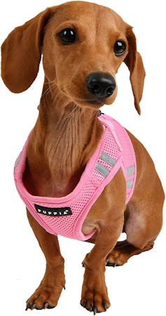 Puppia Soft Harness B PRO m refleks Rosa/Pink