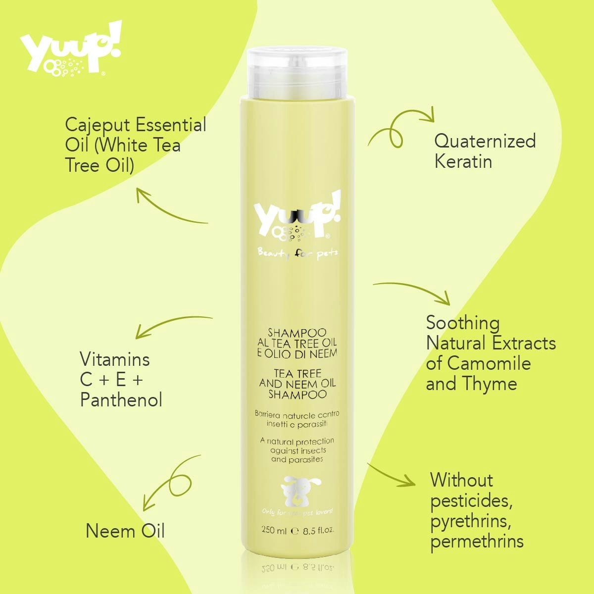 Yuup! Tea Tree and Neem Oil Shampoo 250ml