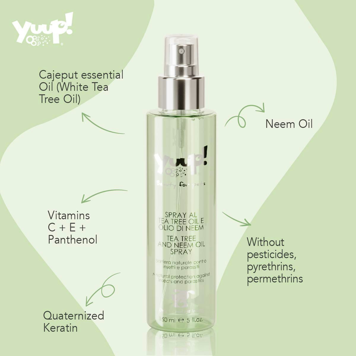 Yuup! Tea Tree and Neem Oil Spray 150ml