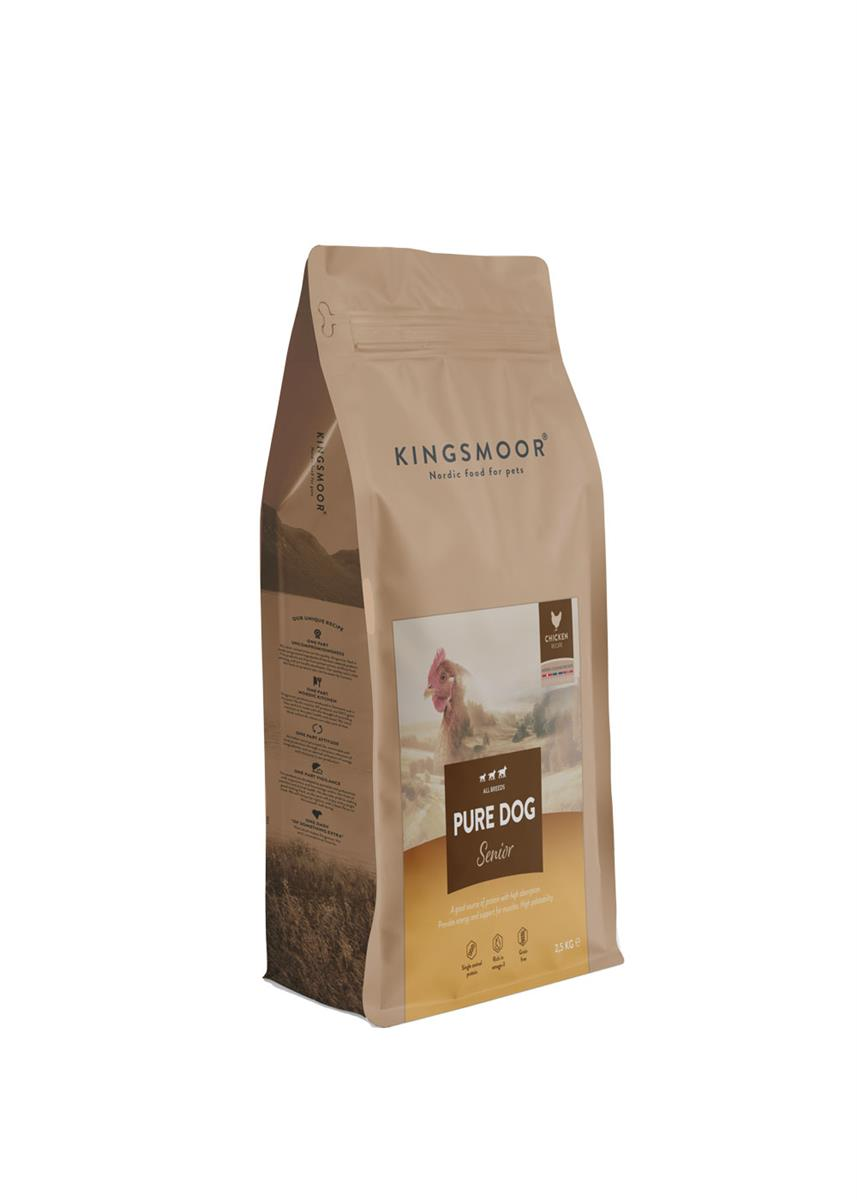 Kingsmoor Senior Hund Kylling - Pure Chicken Senior Dog