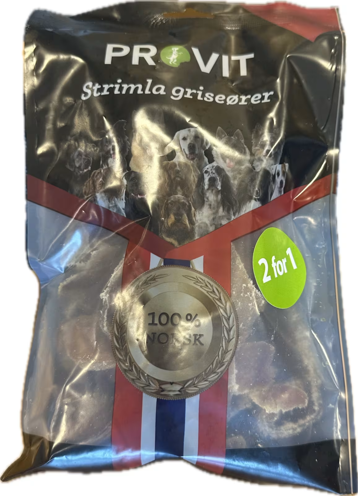 2 for 1! PROVIT Strimla Griseører 150g - DATO TILBUD! Best før dato: 02.06.26