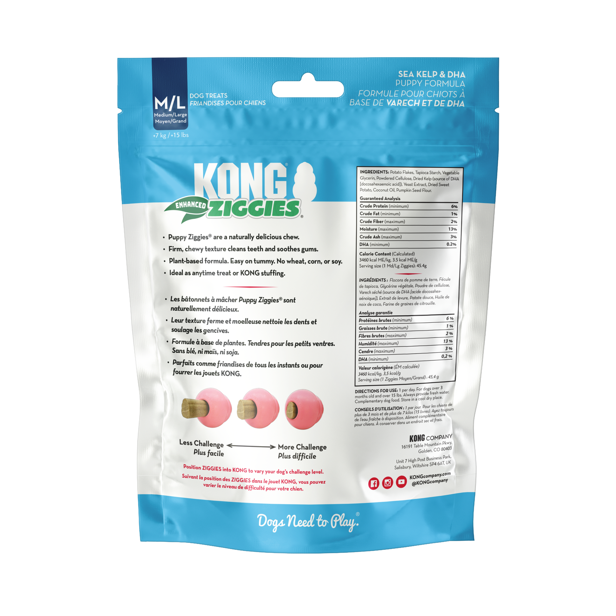 KONG Ziggies Puppy S 198g
