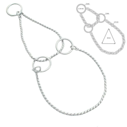 Sorma - Halv Strup Snake Ø5mm, Blank (Chrom Plated)