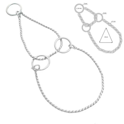 Sorma - Halv Strup Snake Ø3mm, Blank (Chrom Plated)