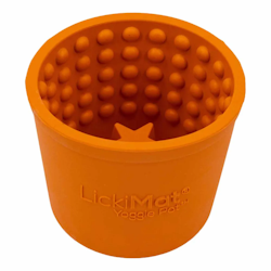 Lickimat Yoggie Pot Oransje Hundeskål