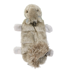 Gor Wild Dog Toy, med Multi Squeak - Ekorn