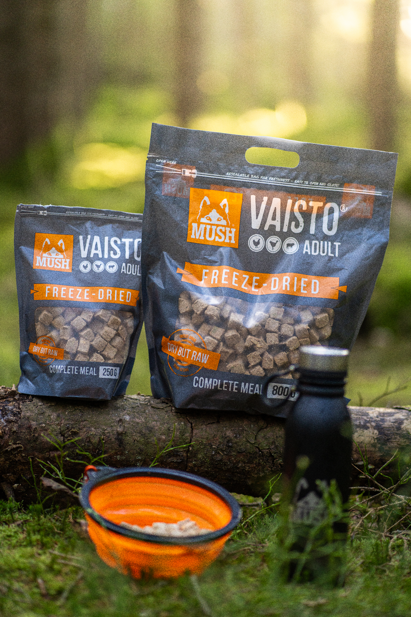 MUSH Vaisto Grå Kalkun-Kylling-Lam Frysetørket