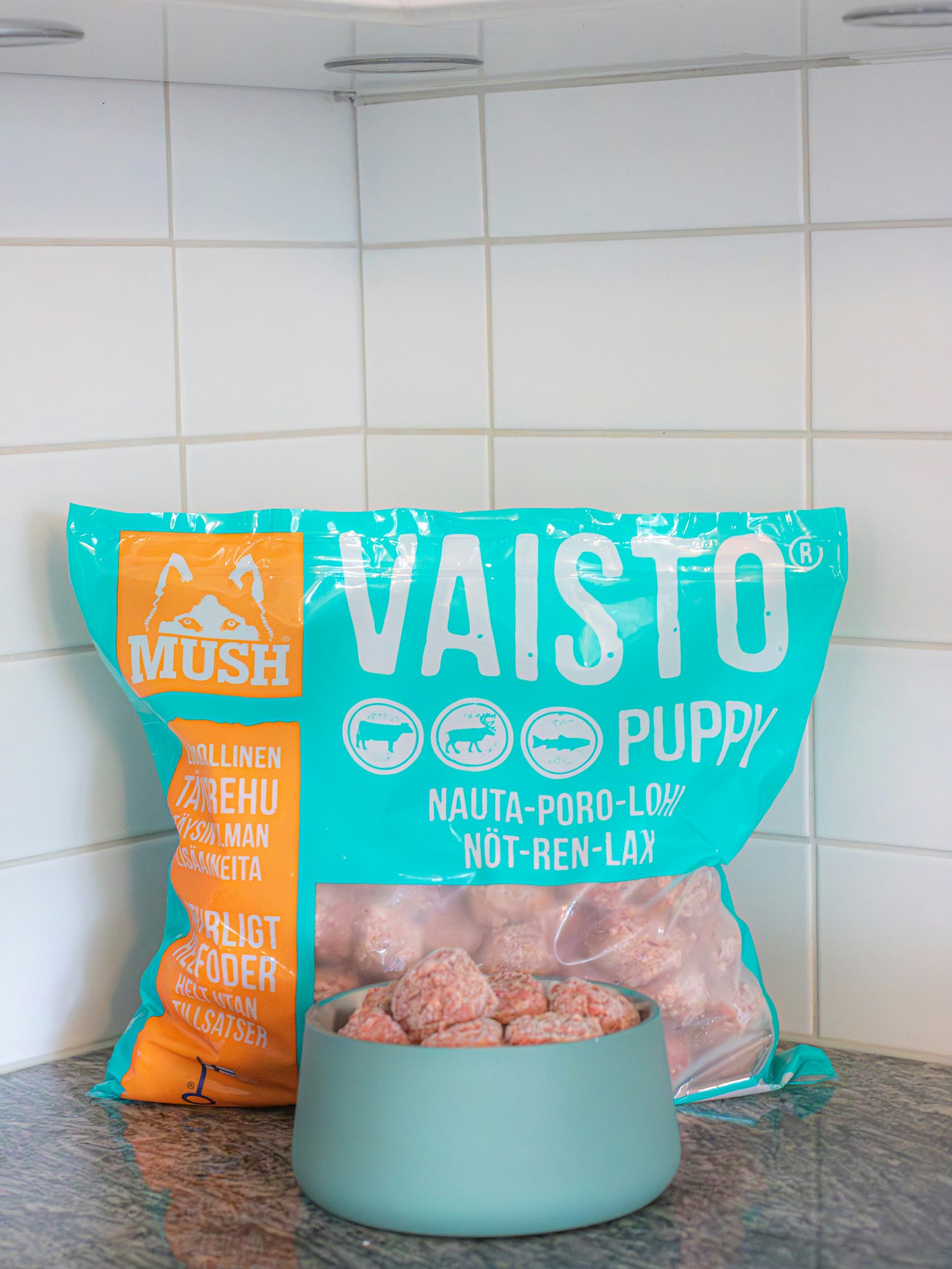 MUSH Vaisto® Okse-Reinsdyr-Laks (Isblå)