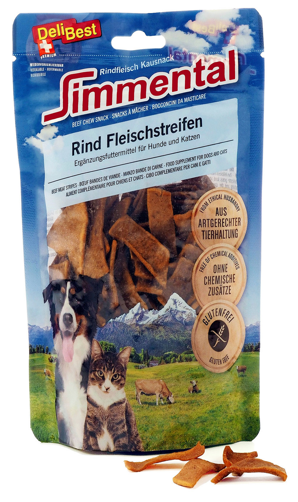 DeliBest Simmental Storfekjøtt strimmler 90g