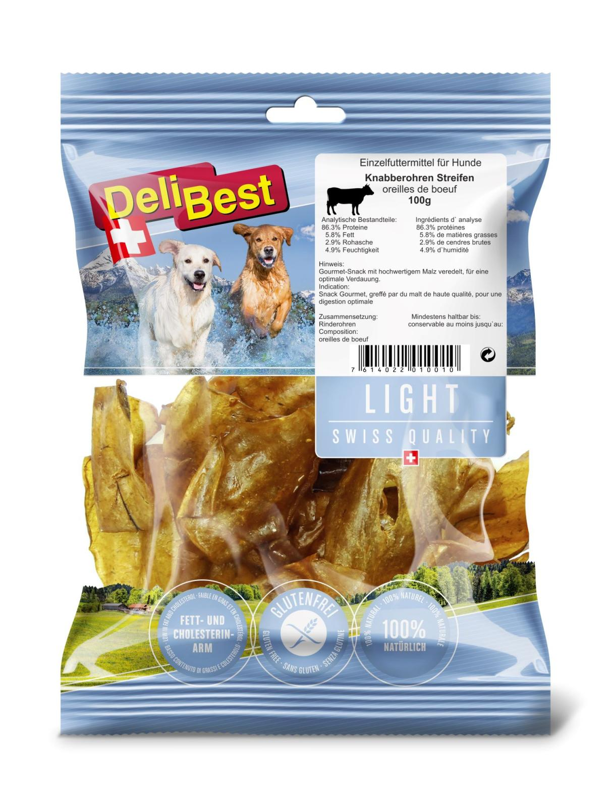 DeliBest Light Okseører Gourmet Strimlet 100g
