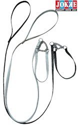 Jokke Ring kobbel med halvstrup halsbånd Sort 35-43 cm