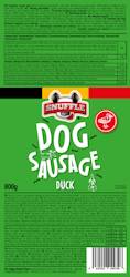 Snuffle Hundepølse M/And 800g