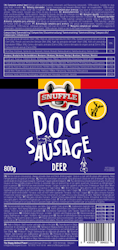 Snuffle Hundepølse M/Viltkjøtt 800g