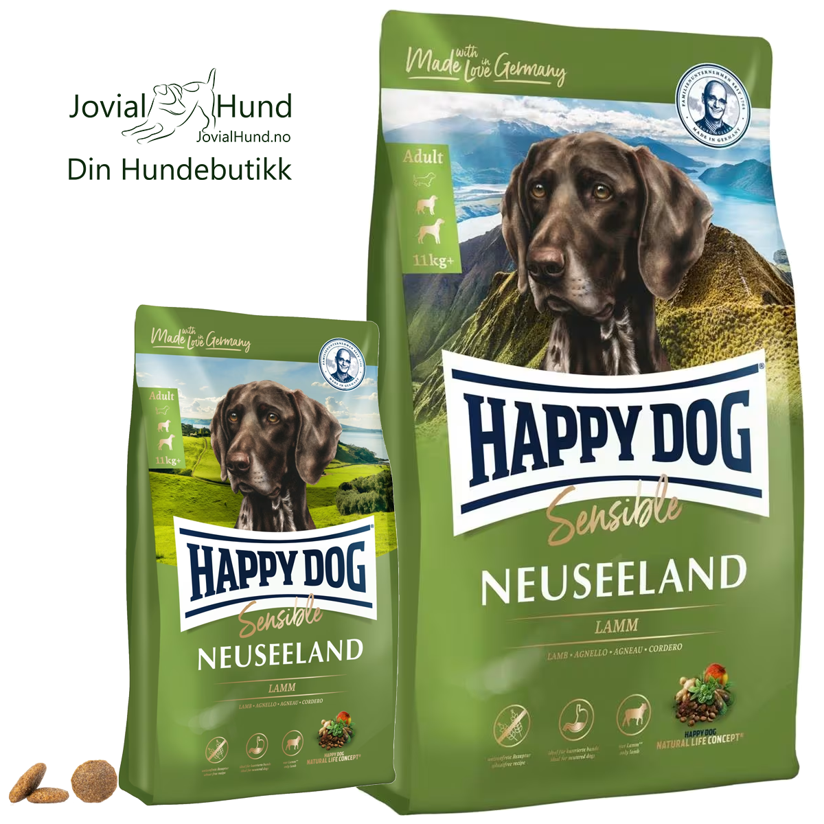 Happy Dog Sensible Neuseeland 12,5Kg M/20% Lam