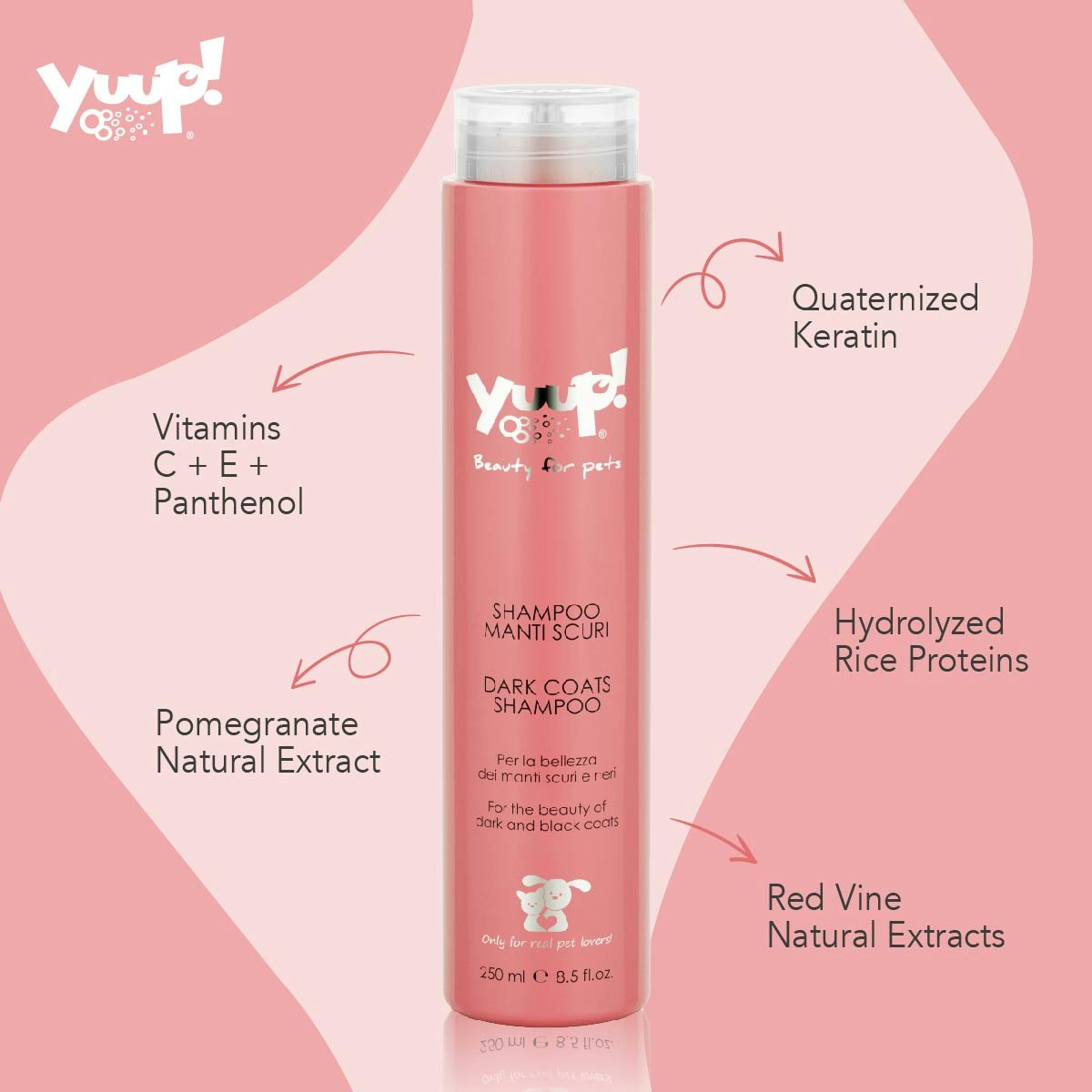 Yuup! Dark Coats Shampoo 250ml