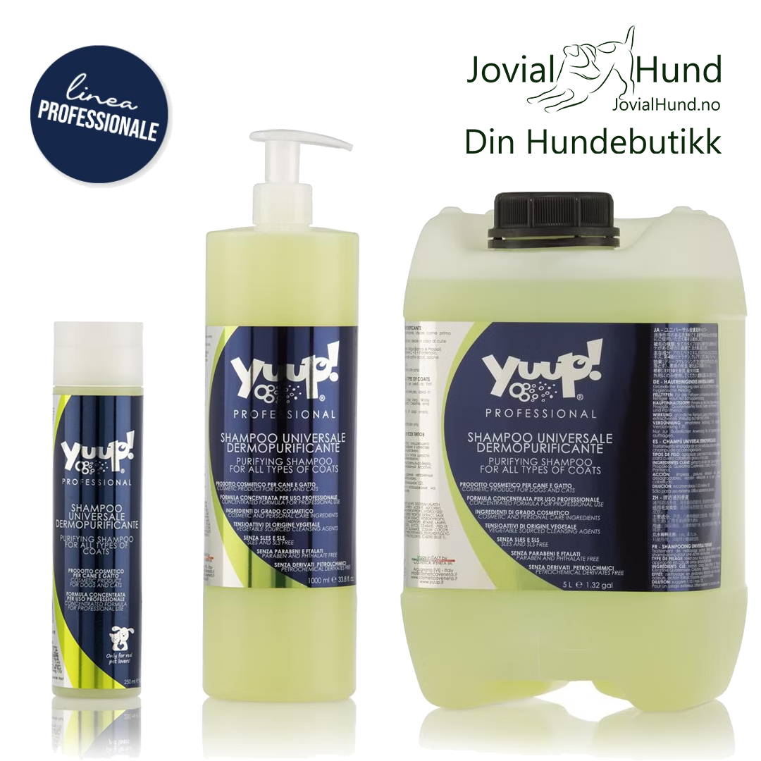 Yuup! Pro Purifying Shampoo for All Types of Coats 0,25L, 1L, 5L