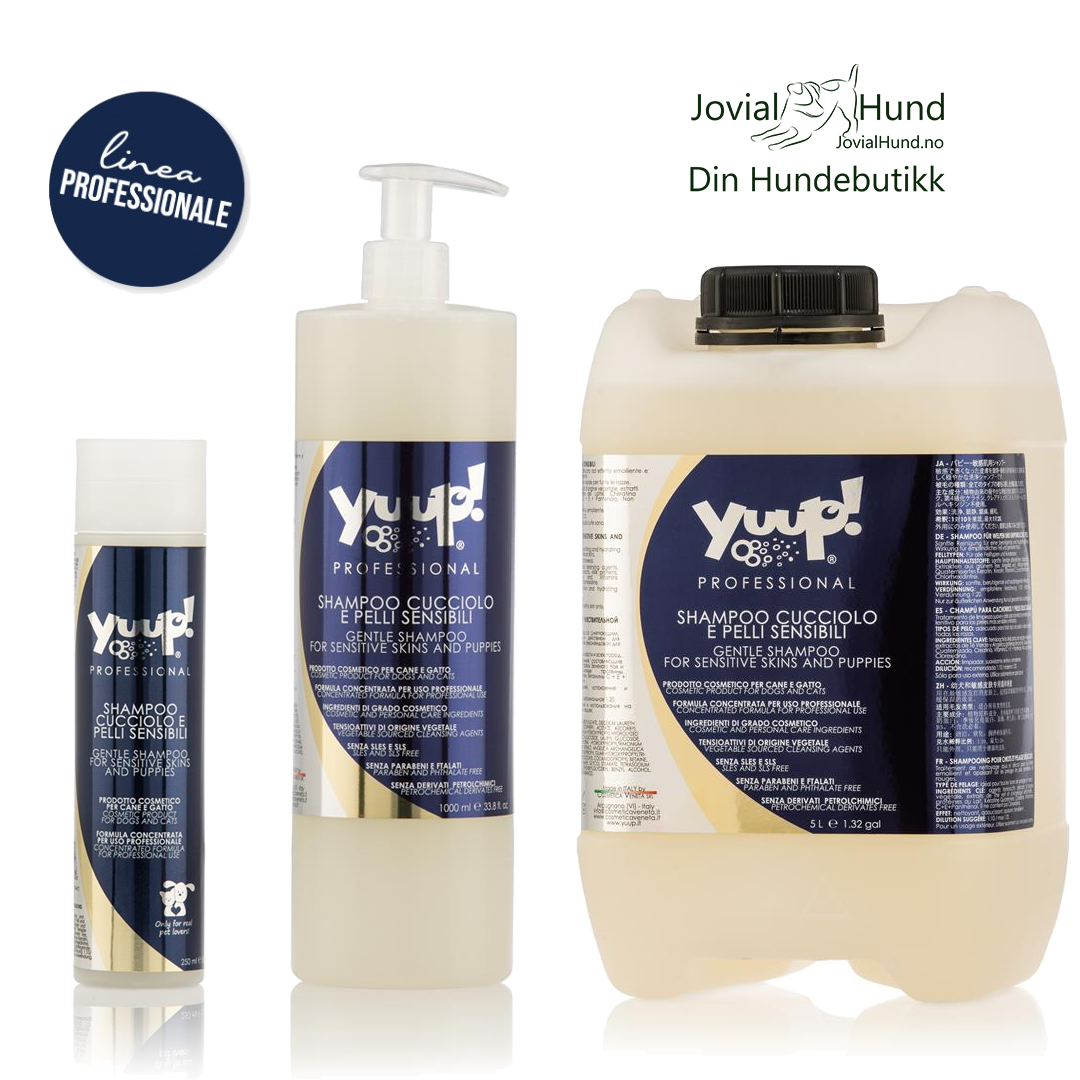 Yuup! Pro Gentle Shampoo for Sensitive Skin and Puppies 250ml, 1L & 5L