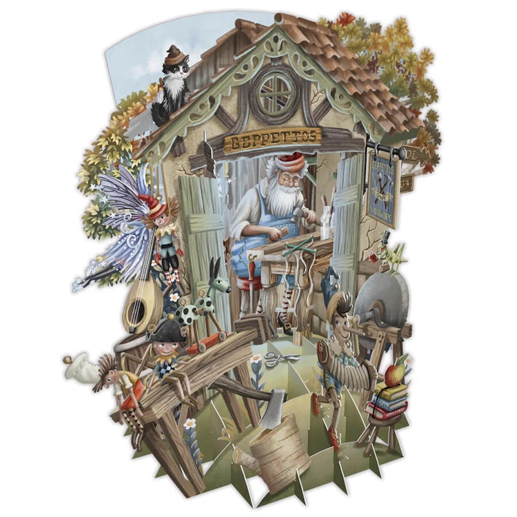 Pinocchio (6 kort med kuvert)