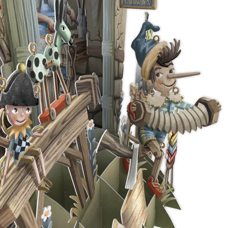 Pinocchio (6 kort med kuvert)
