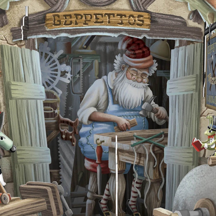 Pinocchio (6 kort med kuvert)