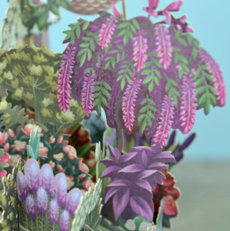 Blomstervagnen  (6 kort med kuvert)