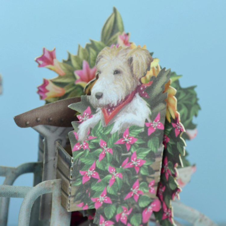 Blomstervagnen  (6 kort med kuvert)