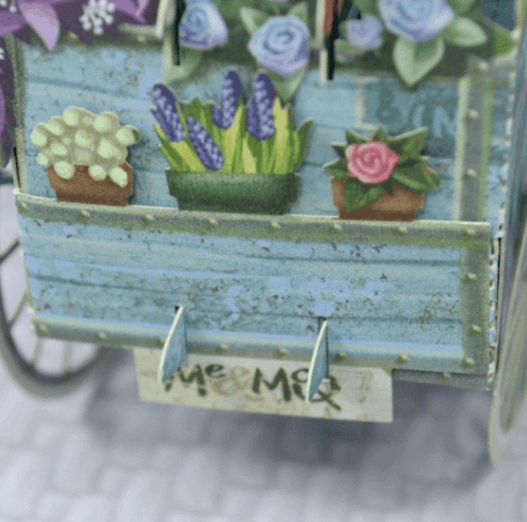 Blomstervagnen  (6 kort med kuvert)