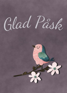 Enkelt Kort - Glad Påsk (10 stycken)