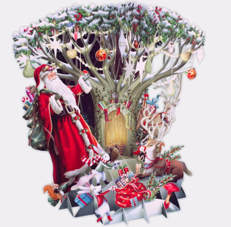 Tomten och Juleträdet (6 kort med kuvert)