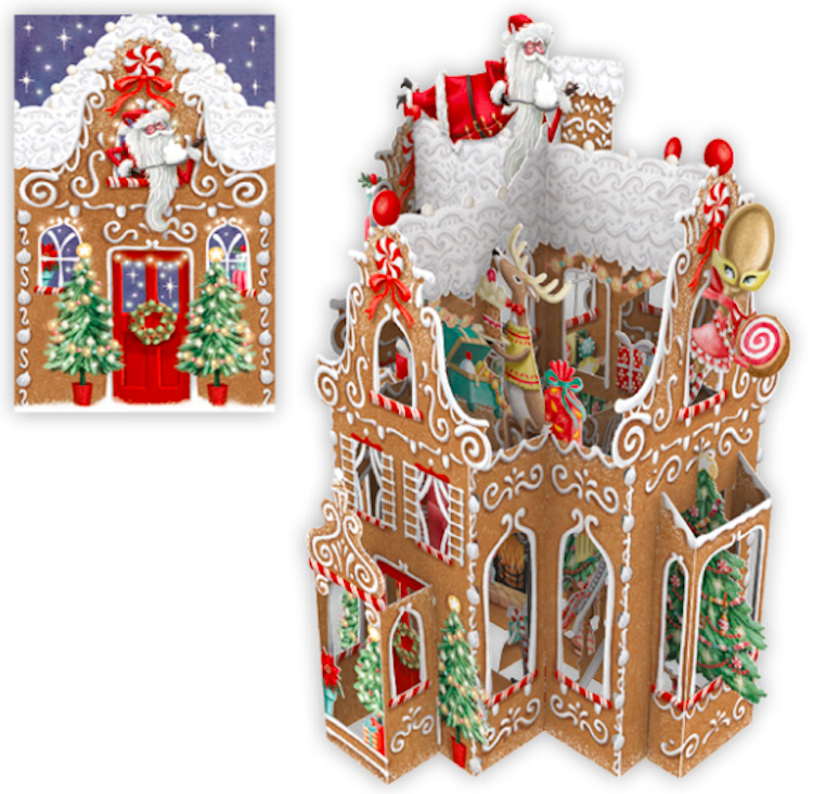 Pepparkakshuset (6 kort med kuvert)