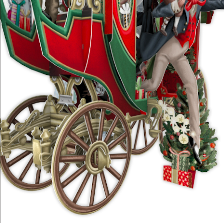 En julsaga (6 kort med kuvert)
