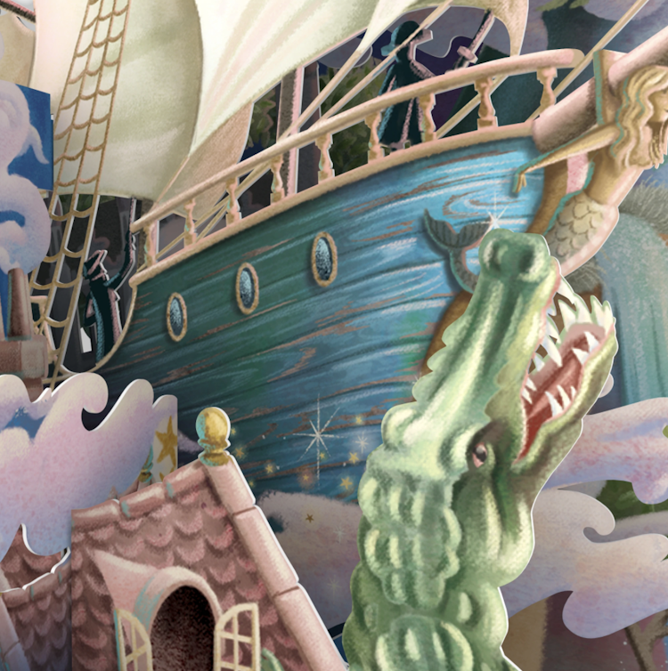 Peter Pan (6 kort med kuvert)