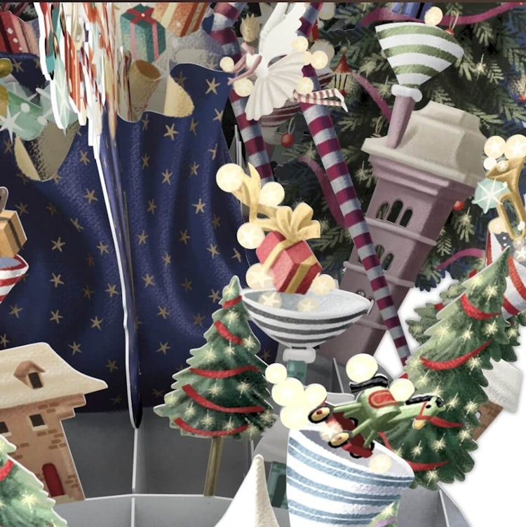 Julklappsutdelning (6 kort med kuvert)