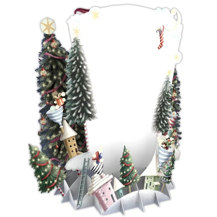 Julklappsutdelning (6 kort med kuvert)